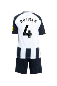 Newcastle United Sven Botman #4 Jalkapallovaatteet Lasten Kotipeliasu 2024-25 Lyhythihainen (+ Lyhyet housut)